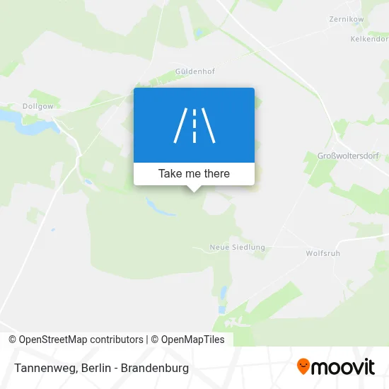 Tannenweg map