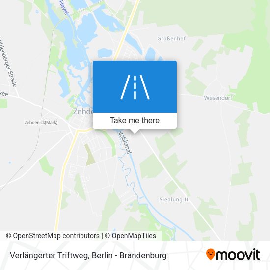 Verlängerter Triftweg map