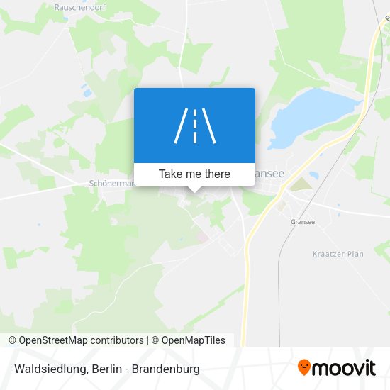 Waldsiedlung map