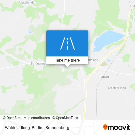 Waldsiedlung map
