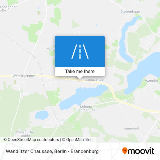 Wandlitzer Chaussee map