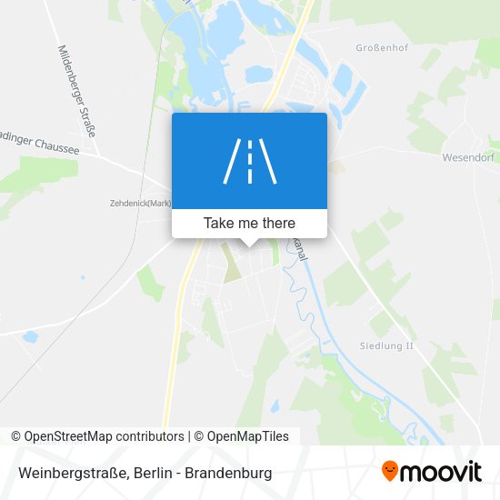 Weinbergstraße map