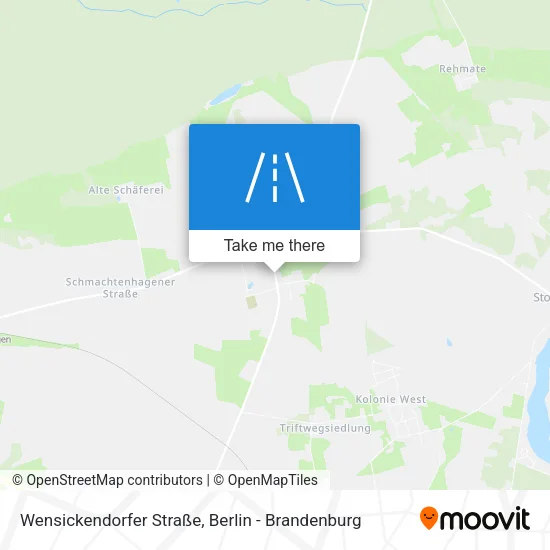 Карта Wensickendorfer Straße