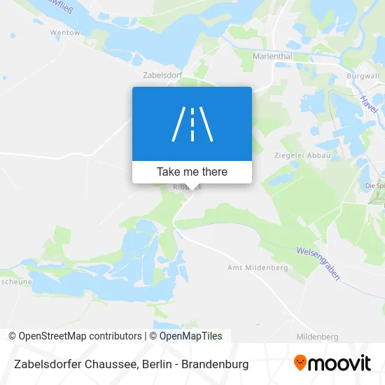 Zabelsdorfer Chaussee map