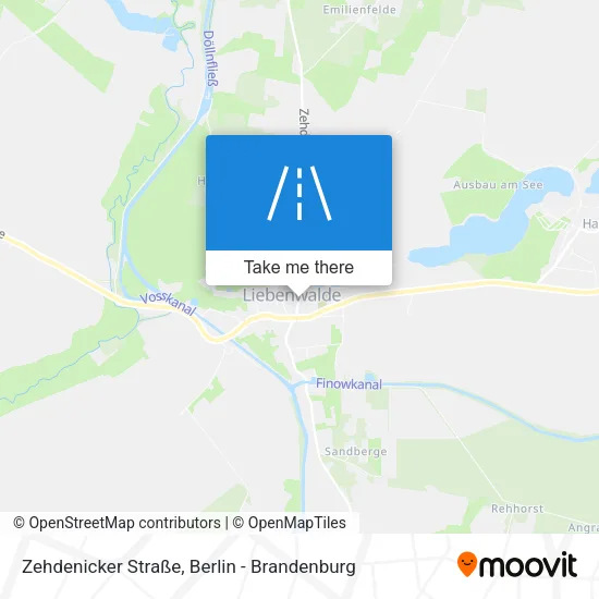Карта Zehdenicker Straße