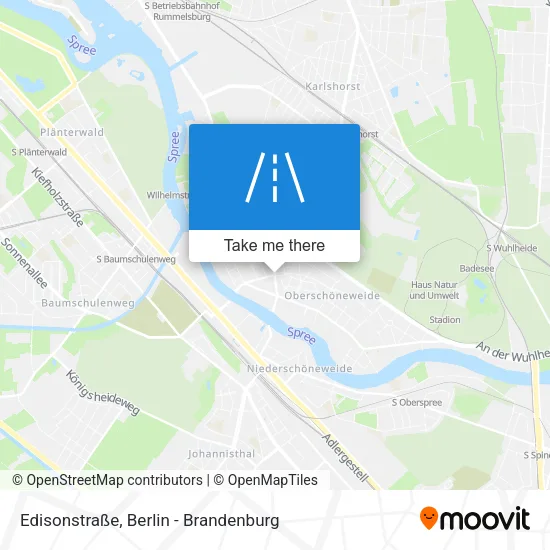 Карта Edisonstraße