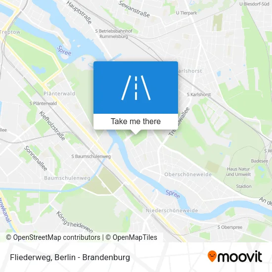 Fliederweg map
