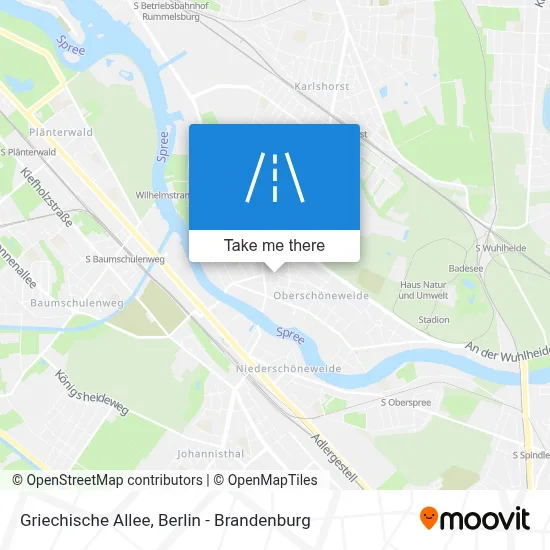 Griechische Allee map