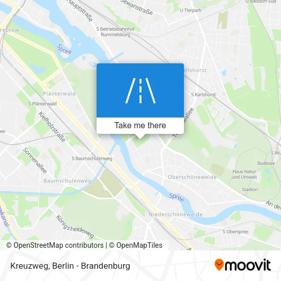 Kreuzweg map