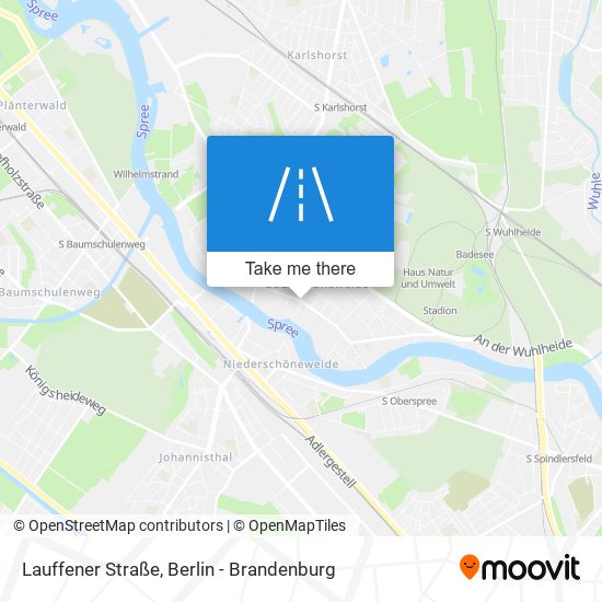 Карта Lauffener Straße