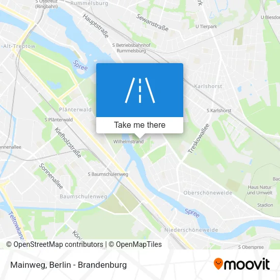 Карта Mainweg