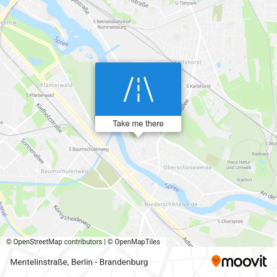 Карта Mentelinstraße