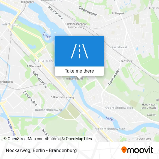 Карта Neckarweg
