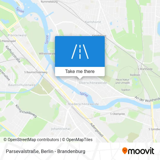 Карта Parsevalstraße