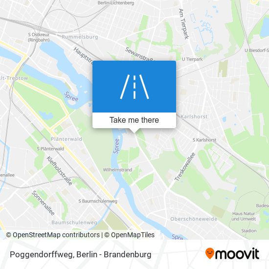 Poggendorffweg map