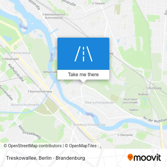 Treskowallee map