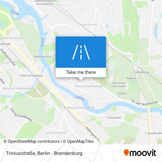 Карта Triniusstraße