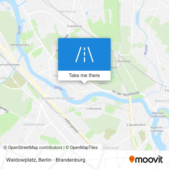 Waldowplatz map
