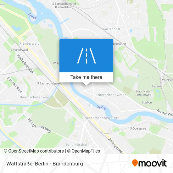 Карта Wattstraße