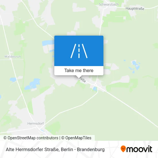 Карта Alte Hermsdorfer Straße