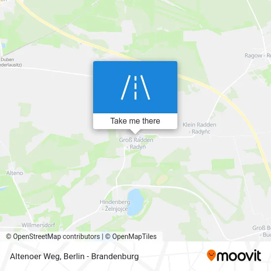 Карта Altenoer Weg