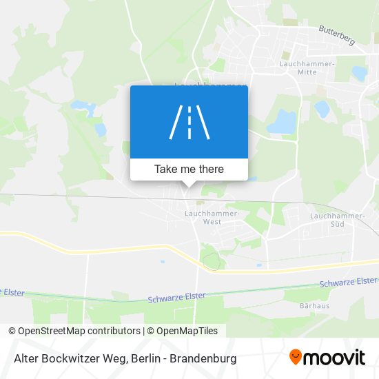 Alter Bockwitzer Weg map