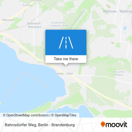 Bahnsdorfer Weg map