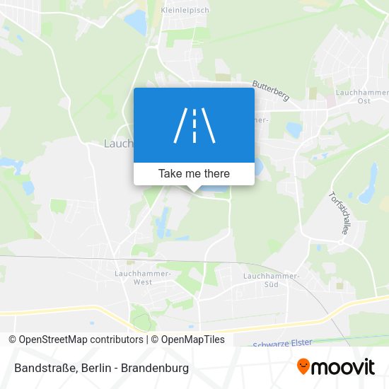 Bandstraße map