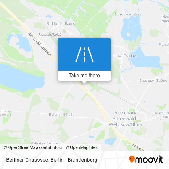 Berliner Chaussee map