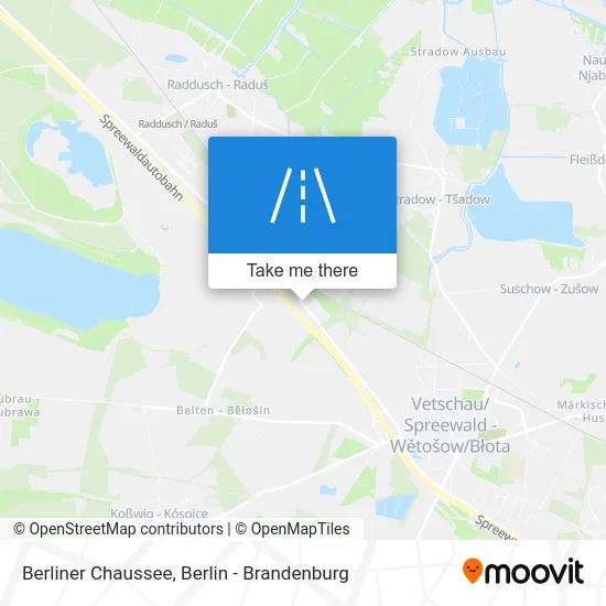 Berliner Chaussee map