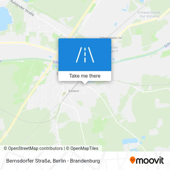Карта Bernsdorfer Straße