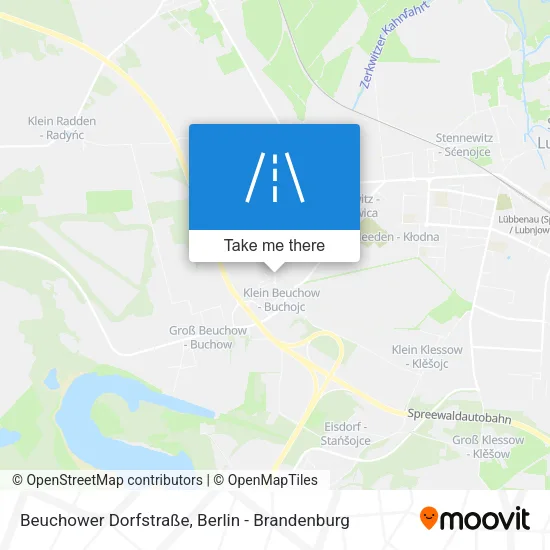 Карта Beuchower Dorfstraße