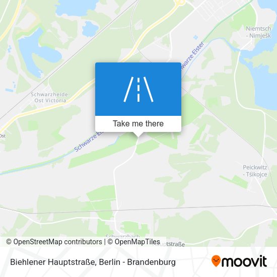 Biehlener Hauptstraße map