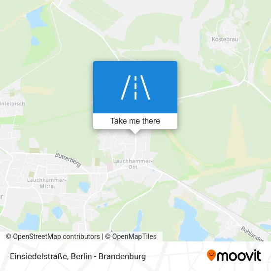 Карта Einsiedelstraße