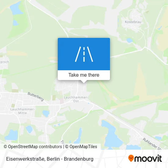 Карта Eisenwerkstraße