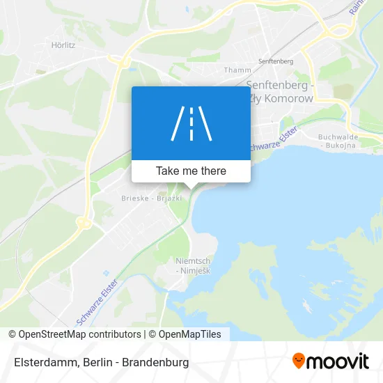 Карта Elsterdamm