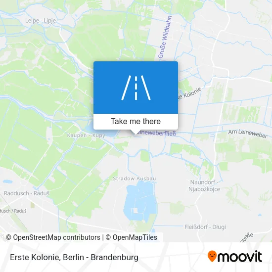 Карта Erste Kolonie
