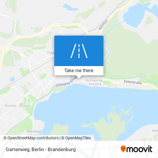 Gartenweg map