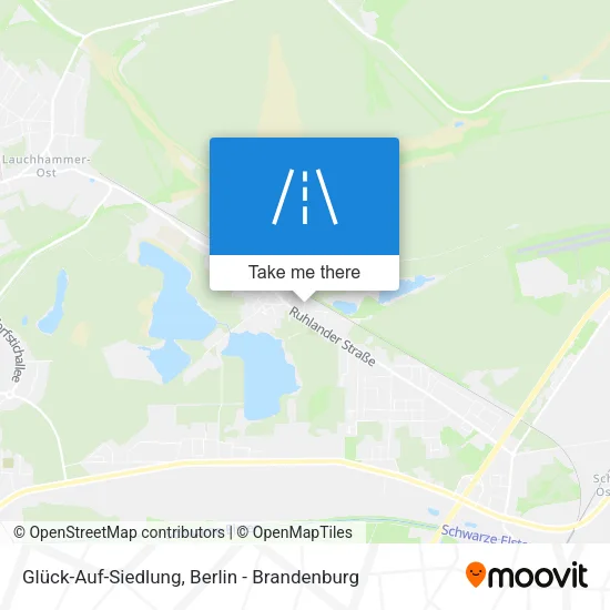 Карта Glück-Auf-Siedlung