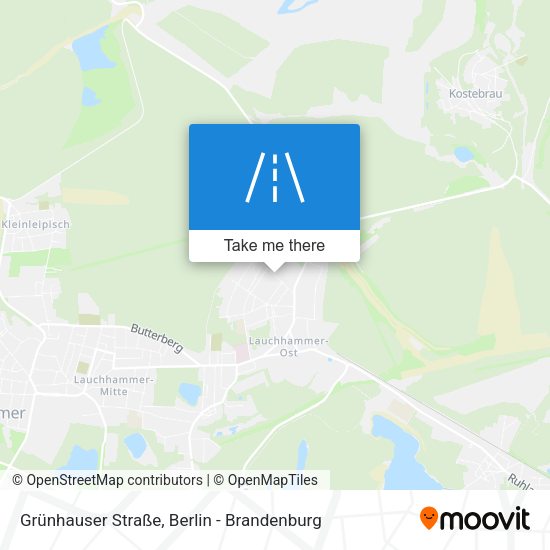 Grünhauser Straße map