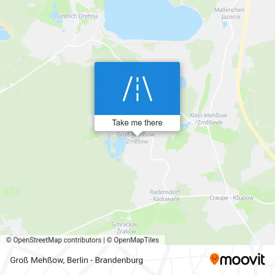 Карта Groß Mehßow