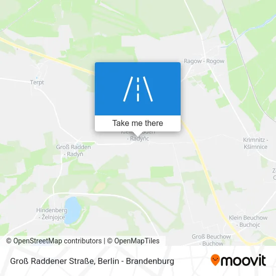 Карта Groß Raddener Straße