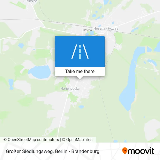 Карта Großer Siedlungsweg