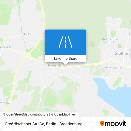 Großräschener Straße map
