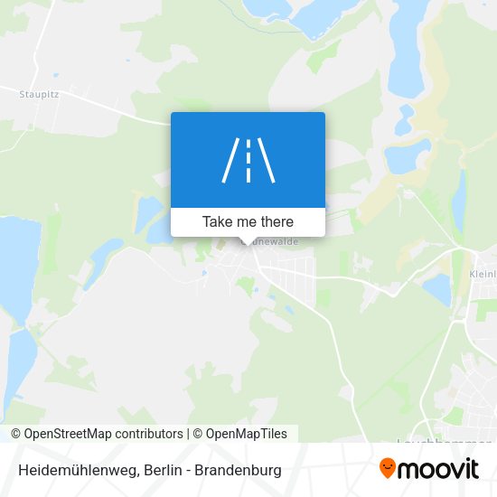 Heidemühlenweg map