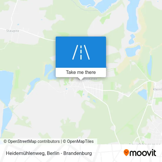 Карта Heidemühlenweg