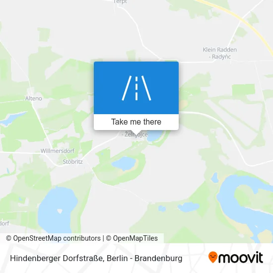 Карта Hindenberger Dorfstraße