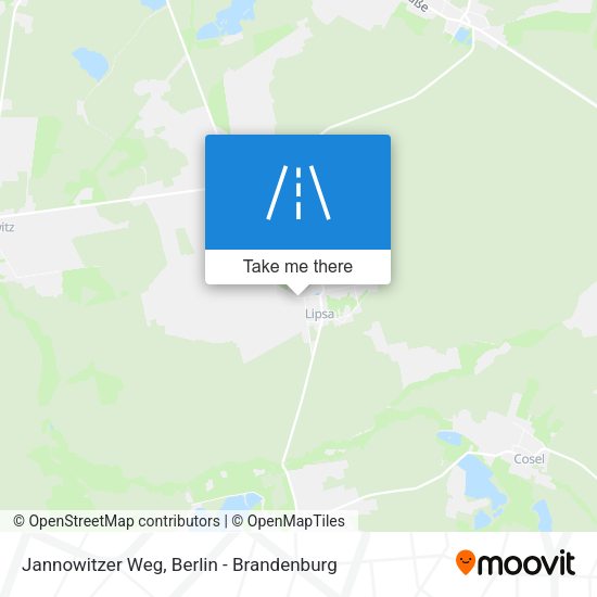 Jannowitzer Weg map