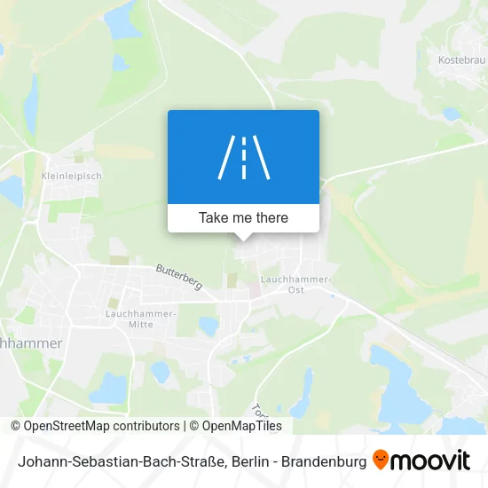 Карта Johann-Sebastian-Bach-Straße