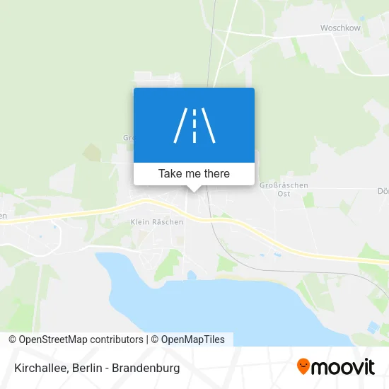 Kirchallee map
